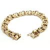 Vintage 18K Yellow Gold Chain Link Bracelet + Montreal Estate Jewelers
