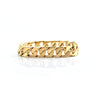 Unsigned Walter Schluep 18K Yellow Gold Curb Link Chain Bracelet