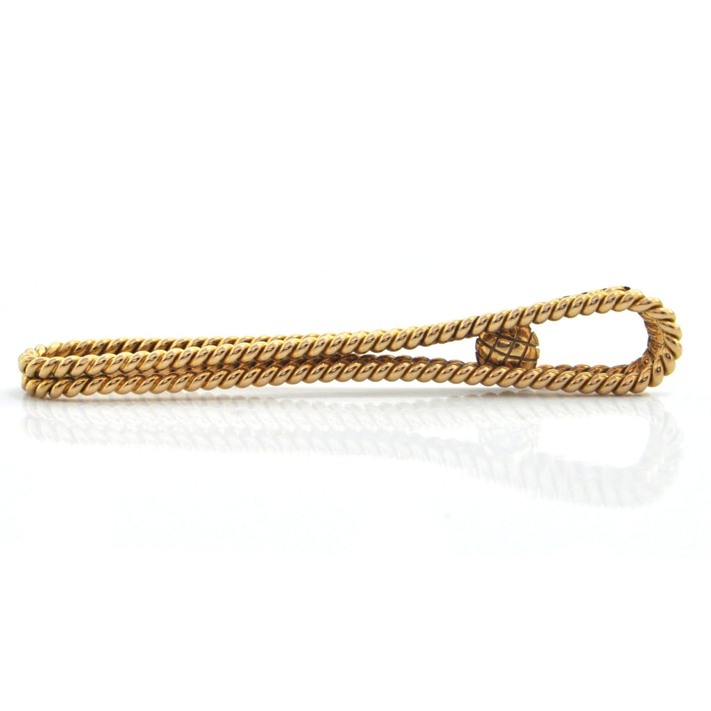 Cartier 18K Yellow Gold Tie Clip  + Montreal Estate Jewelers