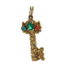 Vintage Amethyst 14k Yellow Gold Key Charm + Montreal Estate Jewelers