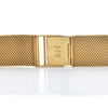 Italian Milanese Mesh 18K Yellow Gold Watch Strap + Montreal Estate Jewelers