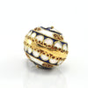 Vintage 18K Yellow Gold and Enamel Egg Charm + Montreal Estate Jewelers