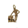 Vintage 14k Yellow Gold Matador Charm + Montreal Estate Jewelers