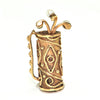 Vintage 10K Yellow Gold Golf Bag Charm with Three Clubs + Montreal Estate Jewelers