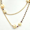DAVID YURMAN Oceanica Link Necklace with South Sea Yellow Pearls , montreal estate jewellers