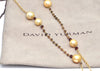 DAVID YURMAN Oceanica Link Necklace with South Sea Yellow Pearls , montreal estate jewellers