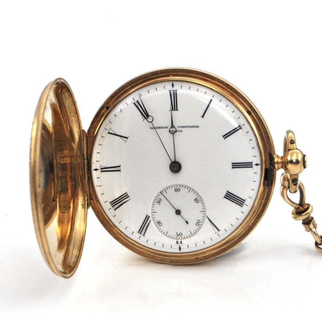 Vintage Vacheron & Constantine 18K and 14K Yellow Gold Pocket Watch C.1855 + Montreal Estate Jewelers