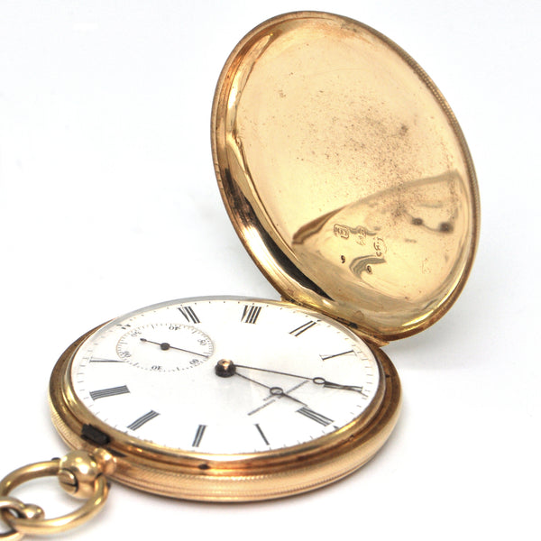 Vintage Vacheron & Constantine 18K and 14K Yellow Gold Pocket Watch C.1855 + Montreal Estate Jewelers