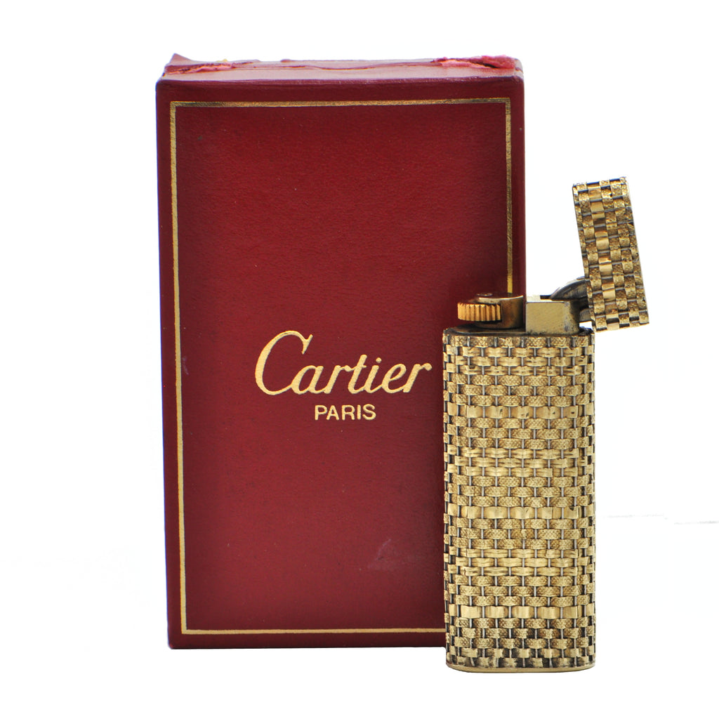Vintage Cartier 18K Yellow Gold Lighter + Montreal Estate Jewelers