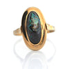 Vintage Black Opal Matrix Ring - Daisy Exclusive - Westmount, Montreal