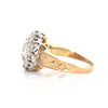 1.75cts Antique Oval old mine cut diamond ring Circa 1880 - GIA certified , Montreal estate jewellers