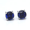 18K Blue Sapphire Stud Earrings - Westmount, Montreal, Quebec