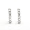 1.50ct diamond huggie earrings, montreal jewellery design