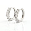 1.50ct diamond huggie earrings, montreal jewellery design