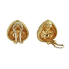 Vintage 18K Yellow Gold Clip On Earrings + Montreal Estate Jewelers