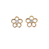 Daisy Exclusive Daisy Diamond 18K Yellow Gold Stud Earring + Montreal Estate Jewelers