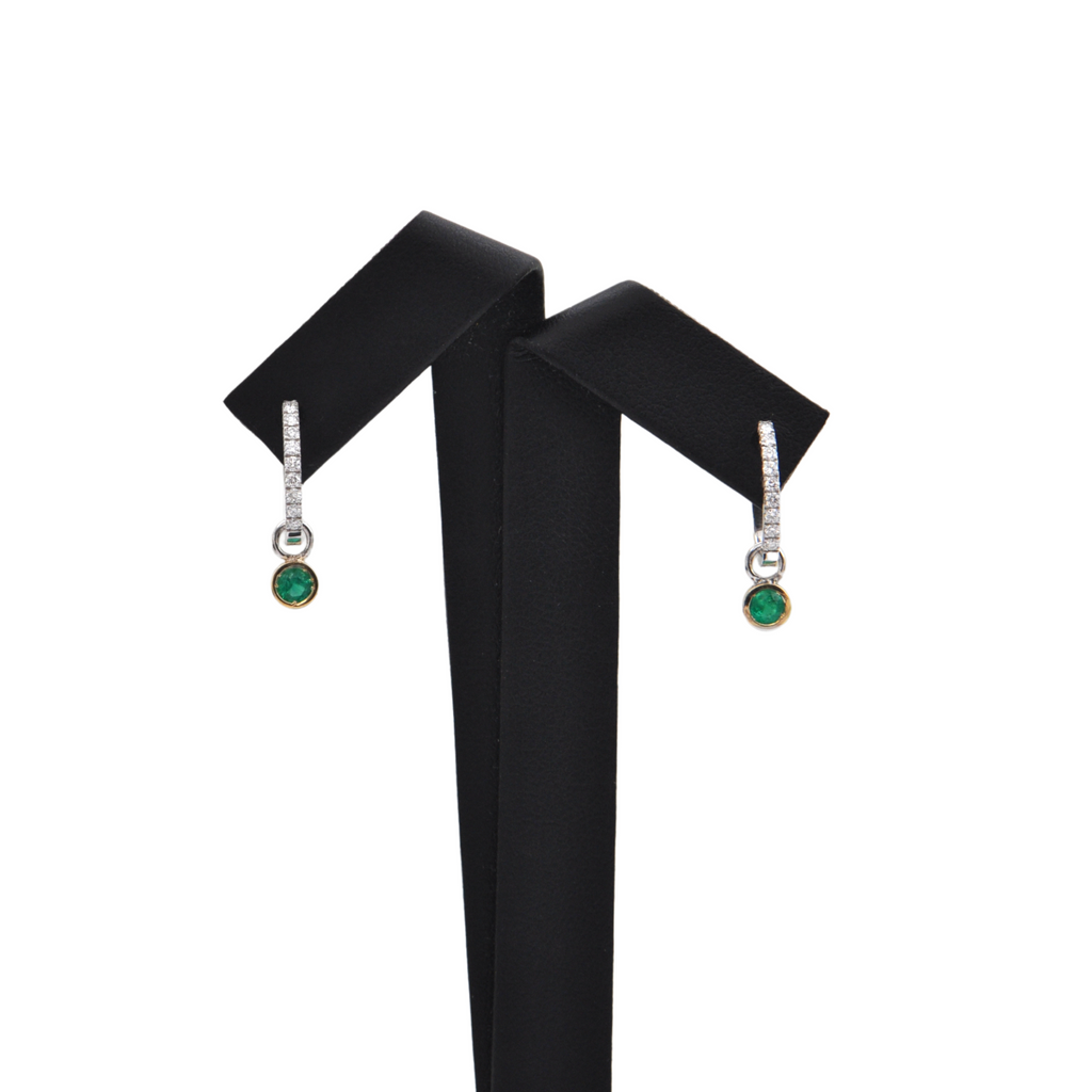 Daisy Exclusive Zambian Emerald Earring Enhancers + Montreal Estate Jewelers