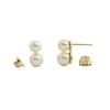 Vintage Double Cultured Pearl Earring + Montreal Estate Jewelers