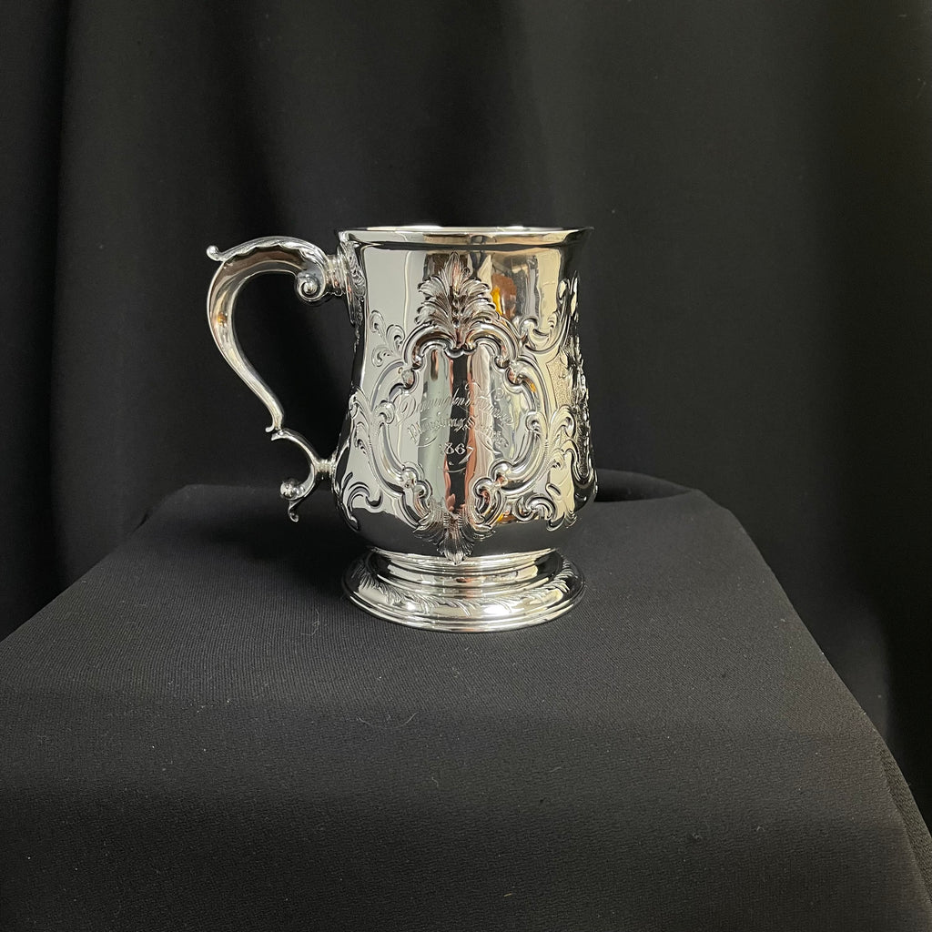 George III English (London) Sterling Silver Tankard C.1770 + Montreal Estate Jewelers