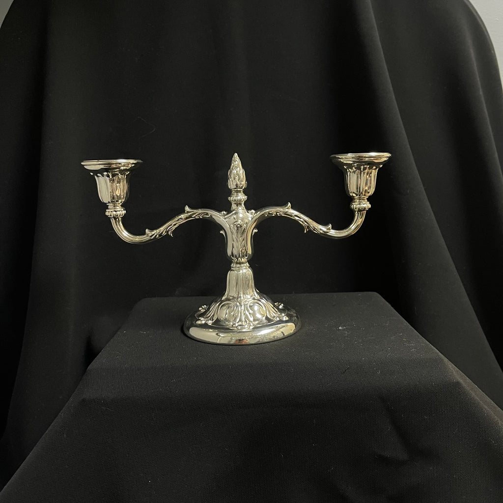 Birks Sterling Silver Candelabras C.1954 (Set of 2) + Montreal Estate Jewelers