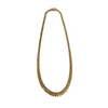 Vintage 18K Tri-Colored Gold Graduated Fringe Necklace + Montreal Estate Jewelers