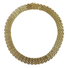 Vintage Italian 14K Gold Panther Link Necklace + Montreal Estate Jewelers