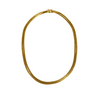 Vintage 18K Gold Double Strand Omega Link Necklace + Montreal Estate Jewelers