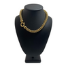 Estate 18K Gold Rounded Curb Link Necklace + Montreal Estate Jewelers