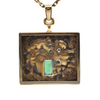 Signed Walter Schluep Tourmaline and Diamond Pendant Necklace (1974) + Montreal Estate Jewelers