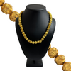 Vintage 18K Gold Ball Bead Necklace + Montreal Estate Jewelers