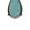 Daisy Exclusive Persian Turquoise 14K White Gold Pendant + Montreal Estate Jewelers