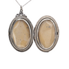 Vintage 'Birks' Sterling Silver Oval Locket + Montreal Estate Jewelers