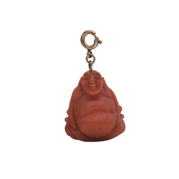 Vintage Coral Buddha Pendant + Montreal Estate Jewelers