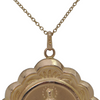 Vintage 18K Gold Devotional Pendant + Montreal Estate Jewelers