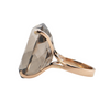 Retro 14K Rose Gold 40CT Smoky Quartz Ring + Montreal Estate Jewelers