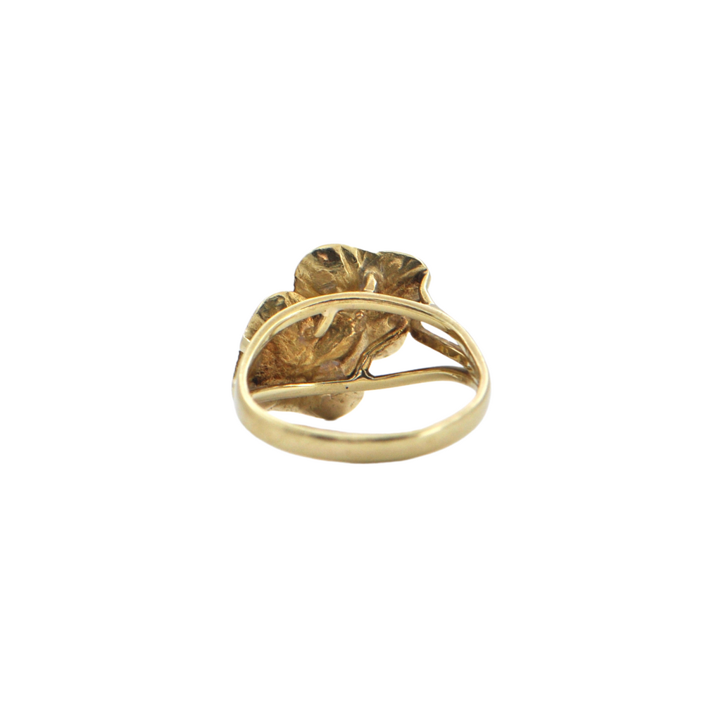 Vintage 18k Yellow Gold Ring + Montreal Estate Jewelers