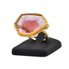 Watermelon Tourmaline 18k Gold Ring + Montreal Estate Jewelers