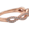 Estate Diamond 14k Rose Gold Ring + Montreal Estate Jewelers