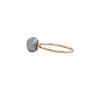 Antique 14K Rose Gold Natural Pearl Stickpin Ring + Montreal Estate Jewelers
