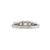 Estate Diamond Platinum Semi-Eternity Band + Montreal Estate Jewelers