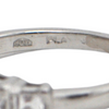 Estate Diamond Platinum Semi-Eternity Band + Montreal Estate Jewelers