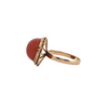 Vintage Coral 14K Gold Ring + Montreal Estate Jewelers