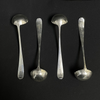 Georgian Scottish (Glasgow) Sterling Silver Toddy Ladles 1832 (Set of 4) + Montreal Estate Jewelers