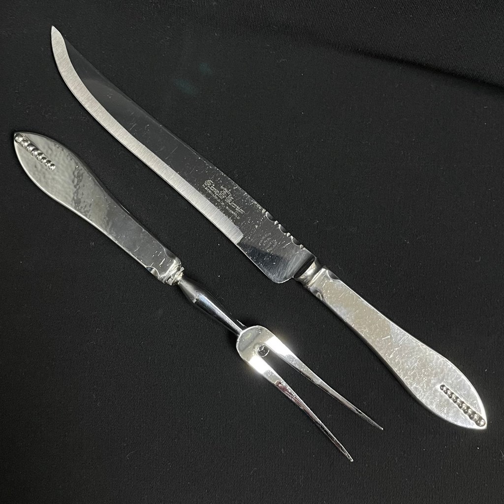 Carl Poul Petersen Sterling Silver Carving Set + Montreal Estate Jewelers