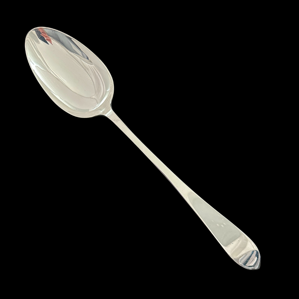 Estate Tiffany & Co. 'Faneuil' Pattern Sterling Large Serving Spoon + Montreal Estate Jewelers