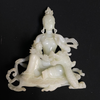 Early 20th Century 'Guanyin' Jadeite Sculpture + Montreal Estate Jewelers