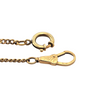 Vintage Italian 18K Yellow Gold Curb and Fancy Link Pocket Watch Chain + Montreal Estate Jewelers