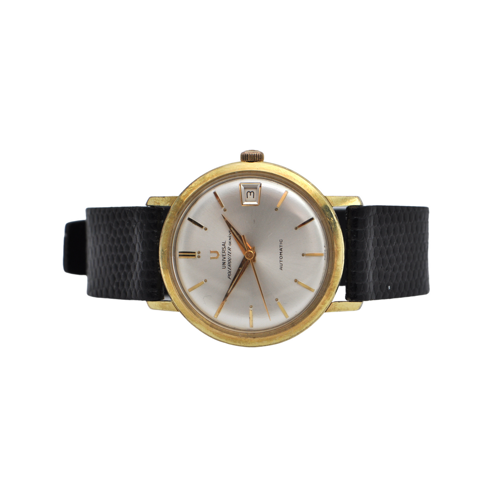 Vintage Universal Genève 'Polerouter' Automatic Wrist Watch C.1970's + Montreal Estate Jewelers