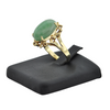 Vintage Jade 14K Yellow Gold Ring + Montreal Estate Jewelers